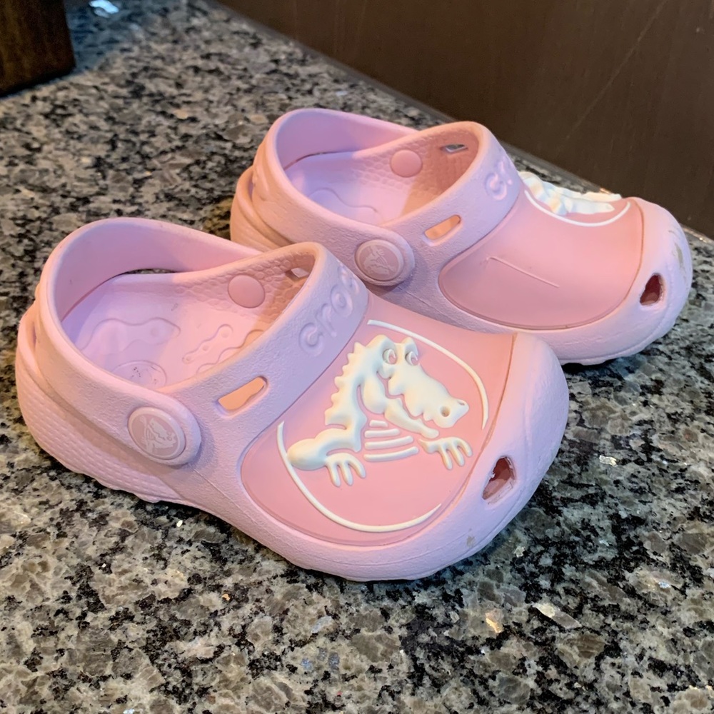 Crocs Little Kids Gabe 3D Crocodile Clogs Size 6